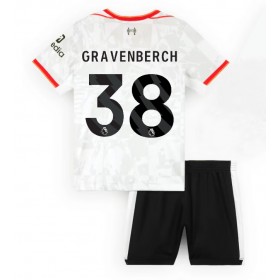 Liverpool Ryan Gravenberch #38 Tredje skjorte til barn 2024-25 Kortermet (+ korte bukser)